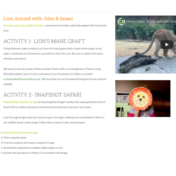 Home Safari (Cincinnati Zoo & Botanical Garden)