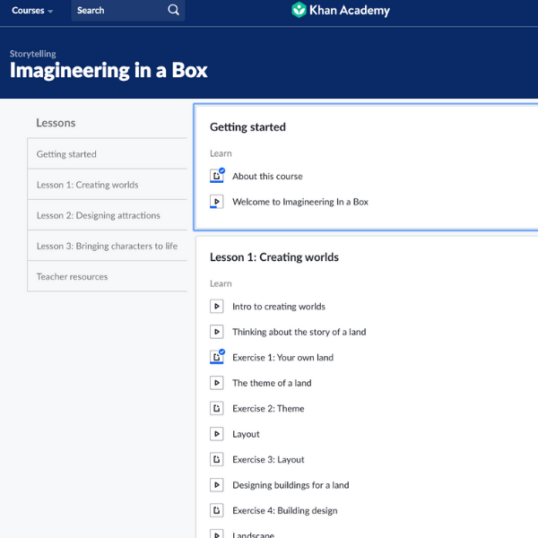 Imagineering in a Box