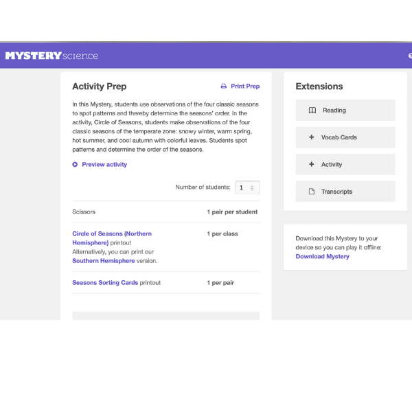 Mystery Science – Games & Learning