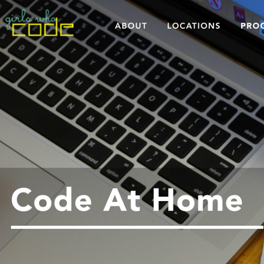 Girls Who Code at Home
