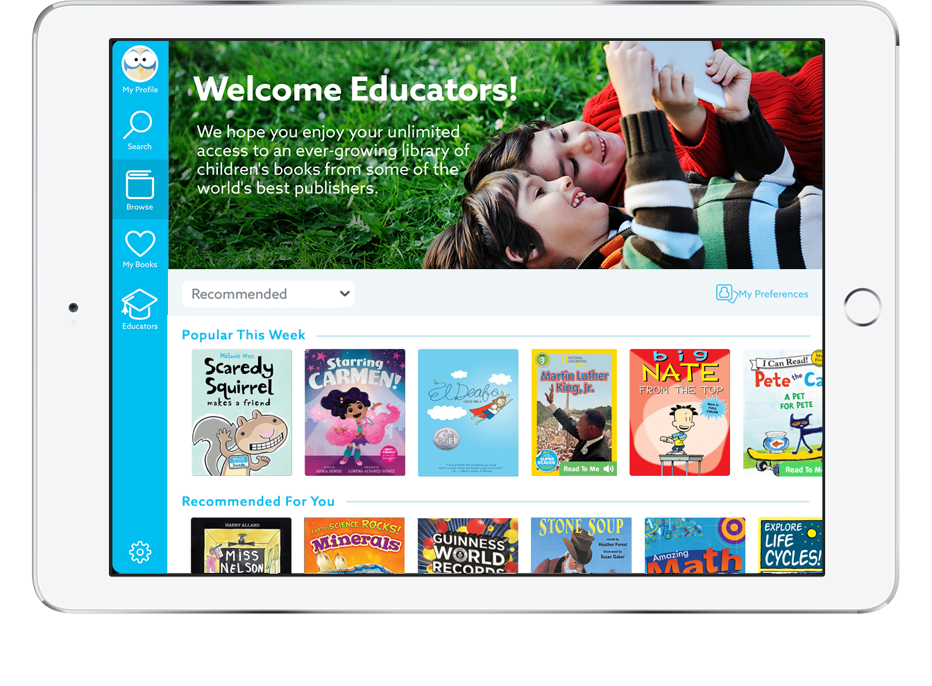 Epic! Books for Kids – Games & Learning