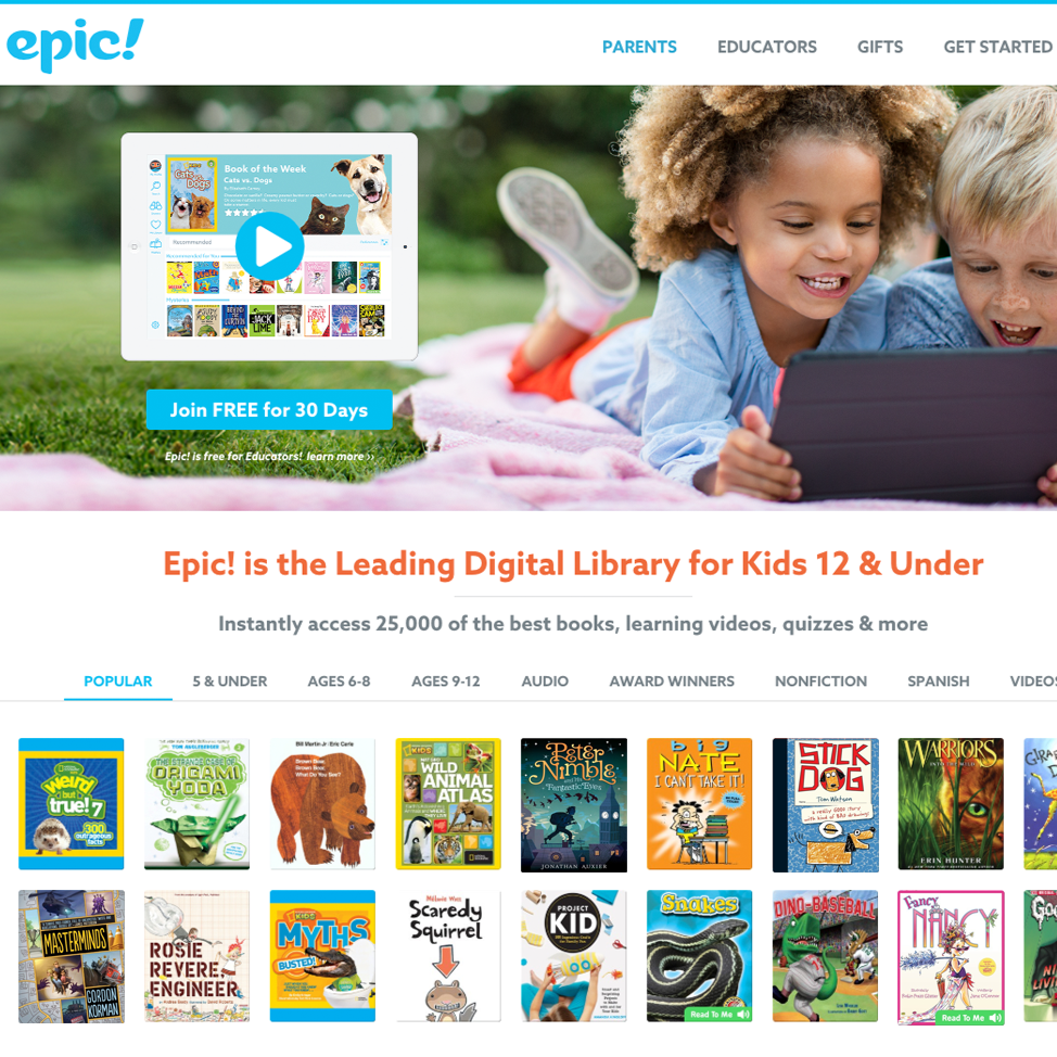 Epic! Books for Kids